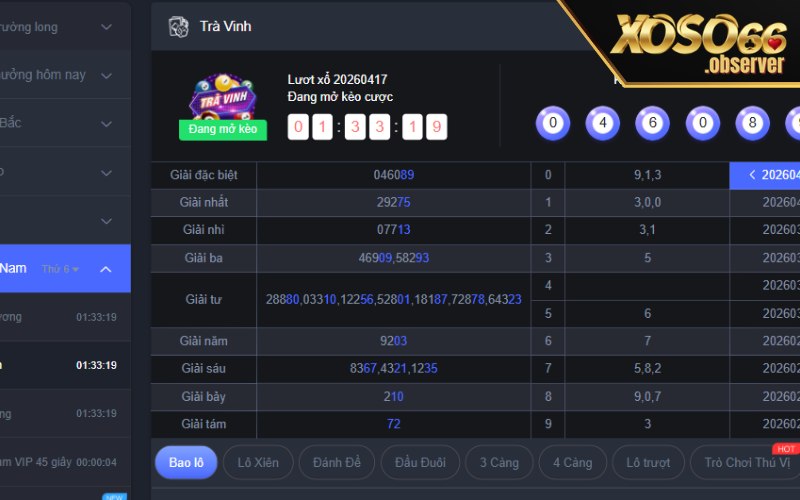 Hướng dẫn cách tham gia đặt cược xổ số tại Xoso66