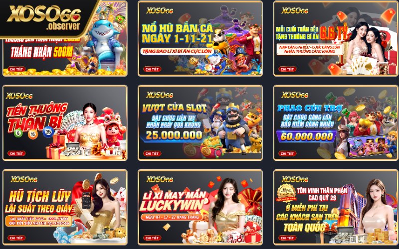 Chương trình khuyến mãi ưu đãi hấp dẫn nhất tại Xoso66